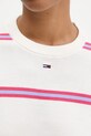 Tommy Jeans sweter bawełniany DW0DW20159 beżowy