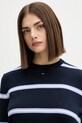 Βαμβακερό πουλόβερ Tommy Jeans σκούρο μπλε DW0DW20159