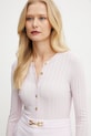 Kardigan Elisabetta Franchi růžová MK41S51E2