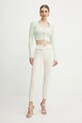 Elisabetta Franchi cardigan MK53S51E2 verde SS25