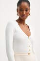 Îmbrăcăminte Elisabetta Franchi cardigan MK58B51E2 bej