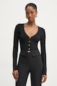 Elisabetta Franchi cardigan slim nero MK58B51E2