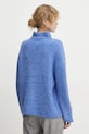 Odzież Bruuns Bazaar sweter z domieszką wełny BBW4316 fioletowy