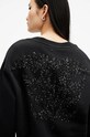 Одяг Бавовняна кофта AllSaints FERN EMB W125JB чорний