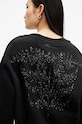 Îmbrăcăminte AllSaints hanorac de bumbac FERN EMB W125JB negru