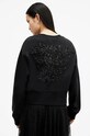 Бавовняна кофта AllSaints FERN EMB чорний W125JB