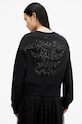 AllSaints hanorac de bumbac FERN EMB negru W125JB