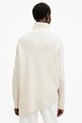 Vlnený sveter AllSaints LOCK ROLL W132KB biela SS25