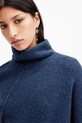 Вовняний светр AllSaints LOCK ROLL W132KB темно-синій SS25