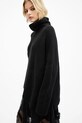 Вовняний светр AllSaints LOCK ROLL W132KB чорний SS25