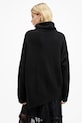 AllSaints pulover de lana LOCK ROLL negru W132KB