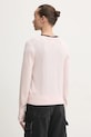 Odzież Guess Jeans sweter z domieszką jedwabiu W4BR84.Z3HO2 różowy
