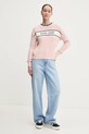 Guess Jeans pulover de bumbac W5RR46.Z3HM1 roz SS25