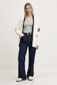 Бавовняний кардиган Guess Jeans W5RR49.Z3HM1 бежевий SS25