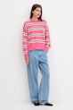 Guess Jeans maglione in cotone W4BR09.Z3HM1 rosa SS25