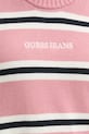 Guess Jeans sweter bawełniany W4BR09.Z3HM1 różowy