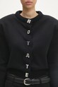 Rotate kardigan z domieszką kaszmiru czarny 113854100