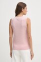 Odzież Tommy Hilfiger kamizelka wełniana WW0WW43956 różowy