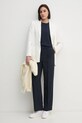 Tommy Hilfiger vesta de lana WW0WW43956 bleumarin SS25
