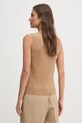 Odzież Tommy Hilfiger kamizelka wełniana WW0WW43956 brązowy