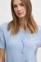 Tommy Hilfiger cardigan din lână albastru WW0WW43958