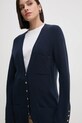 Tommy Hilfiger kardigan wełniany granatowy WW0WW43962