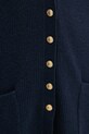 Tommy Hilfiger kardigan wełniany WW0WW43962 granatowy