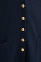 Tommy Hilfiger cardigan din lână WW0WW43962 bleumarin