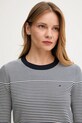 Пуловер Tommy Hilfiger тъмносин WW0WW44984