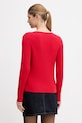 Ρούχα Βαμβακερό πουλόβερ Tommy Hilfiger WW0WW44987 κόκκινο