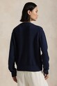 Бавовняний светр Polo Ralph Lauren 211959288 темно-синій SS25