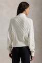 Хлопковый свитер Polo Ralph Lauren 211963467 белый SS25