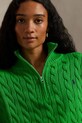 Polo Ralph Lauren sweter bawełniany zielony 211963467