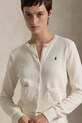 Хлопковый кардиган Polo Ralph Lauren белый 211959296