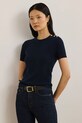 Бавовняний светр Lauren Ralph Lauren бавовна темно-синій 200957474