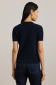 Бавовняний светр Lauren Ralph Lauren 200957474 темно-синій SS25
