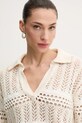 Λινό πουλόβερ Pinko μπεζ 104946.A2FP