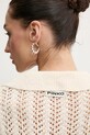 Λινό πουλόβερ Pinko 104946.A2FP μπεζ