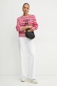 Pinko pulover de lana 104679.A2EV roz SS25
