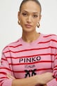Шерстяной свитер Pinko розовый 104679.A2EV