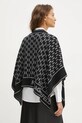 Odzież Karl Lagerfeld poncho z domieszką wełny A1W18034 czarny