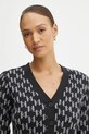 Karl Lagerfeld cardigan A1W18039 negru