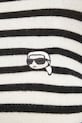 Karl Lagerfeld sweter wełniany beżowy A1W18054