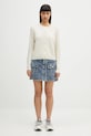 Samsoe Samsoe cardigan din lână SABOSTON F24400186 bej