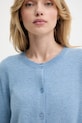 Samsoe Samsoe cardigan in lana SABOSTON blu F24400186