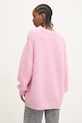 Odzież Rotate sweter wełniany 1141291485 różowy