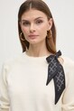 Twinset pulover din amestec de lana bej 251TP3210