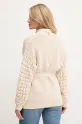 Odzież Twinset kardigan bawełniany 251TP3610 beżowy