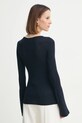 Îmbrăcăminte Herskind cardigan din lana Liw 5434825 bleumarin