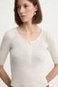 Herskind pulover de lana Agnes 5433825 bej SS25